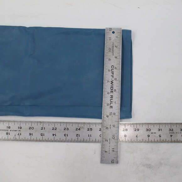 Miaou Pants Womens Large Vegan Leather Ankle Straight Leg High Rise Flat Front - Picture 7 of 11